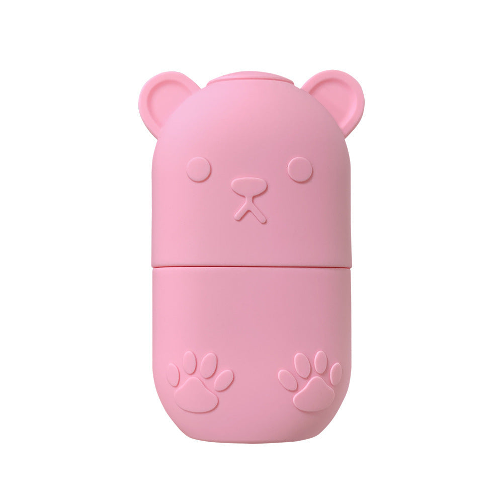 Ice Face Roller Ice Face Mould Ice Holder For Face Ice Stick Beauty Facial Icing Roller Skin Care Silicone Face Ice Cube Icing Tool Ice Sphere For Brighten Remove Lines